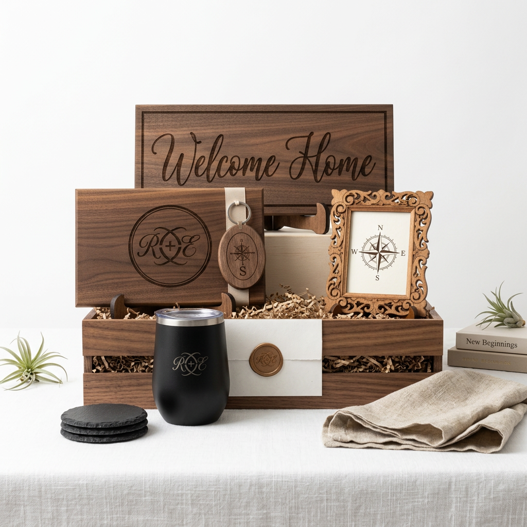 Realtor Welcome Home Gift Package Premium lifestyle photo