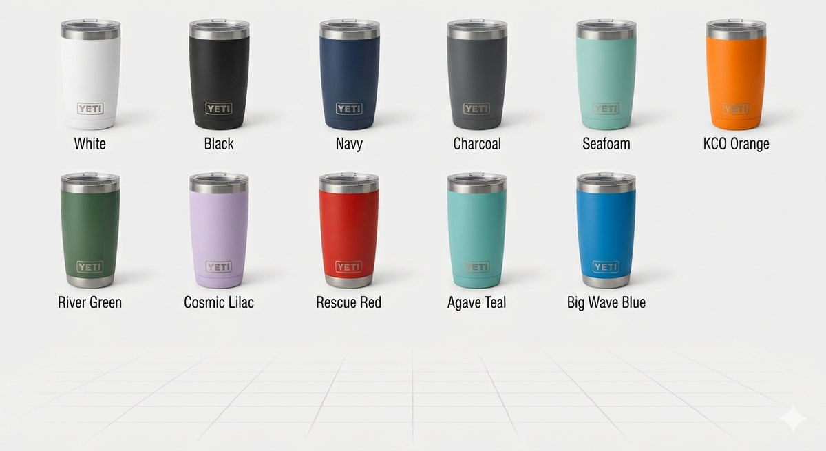 Fall Laser Engraved YETI Tumbler